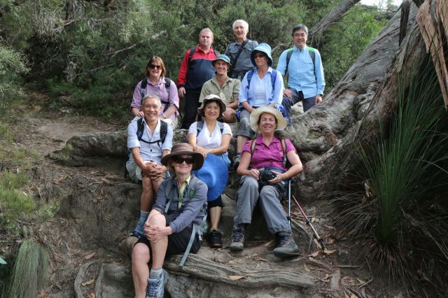 Mt Sol Ruined Castle walkers resized