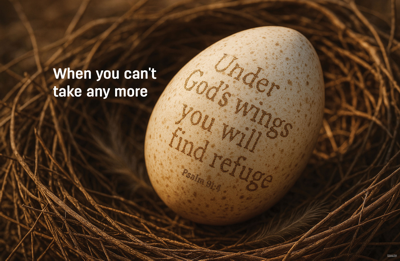 When you can't take it any more